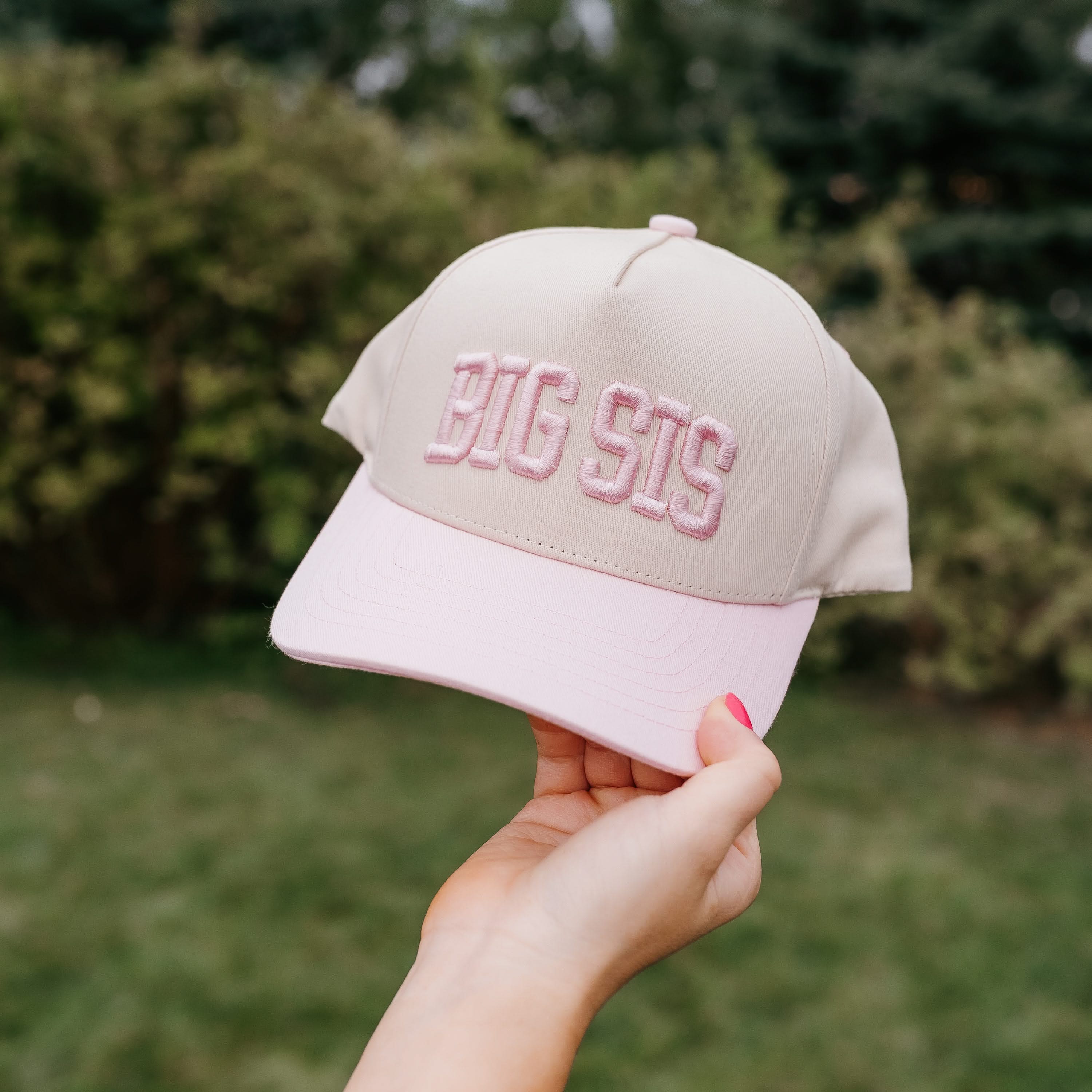 Big Sis Embroidered Hat | Adjustable Kids Cap | Sibling Gift Idea