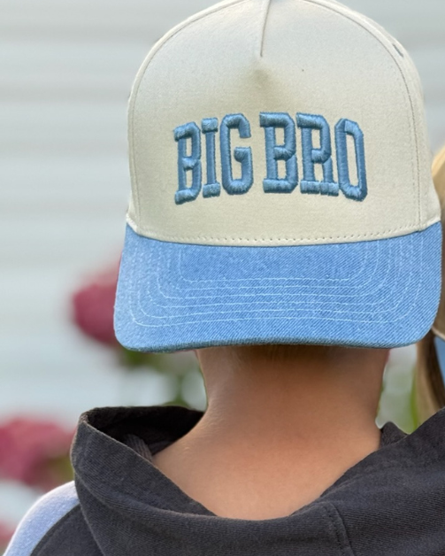 Big Bro / Big Brother Embroidered Hat | Adjustable Kids Cap | Sibling Gift Idea